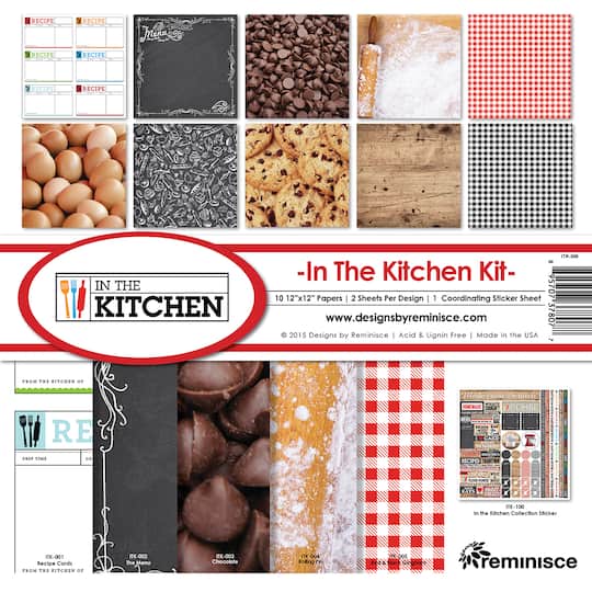 Reminisce Collection Kit 12&#x22;X12&#x22;-In The Kitchen
